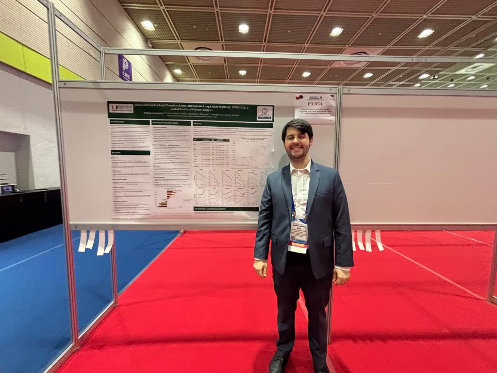Extremely proud of our fellow @dan_morgen, who presented 3 posters at his first #WCLC26 in
