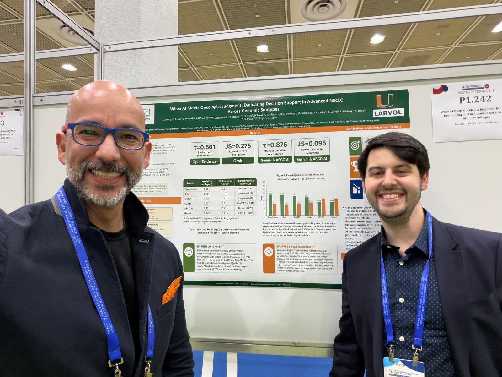 Extremely proud of our fellow @dan_morgen, who presented 3 posters at his first #WCLC26 in
