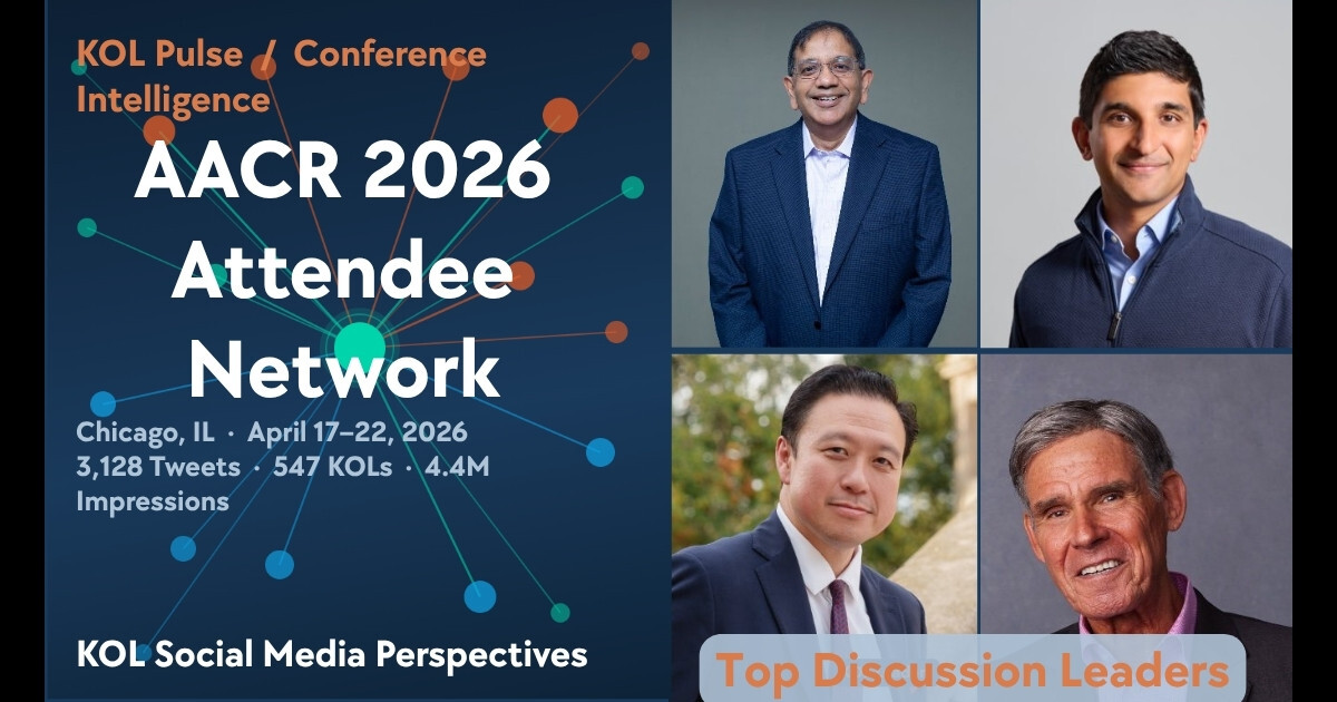 AACR 2026 Virtual Attendee Network — Top KOL Voices