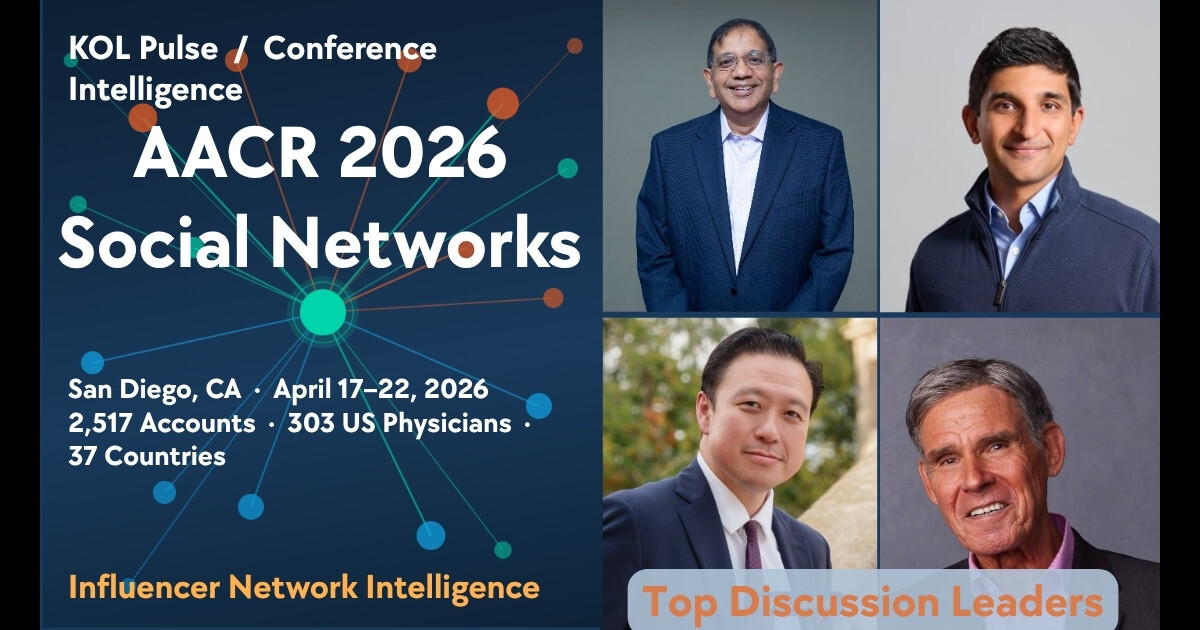 AACR 2026 Influencer Networks — Top KOL Voices