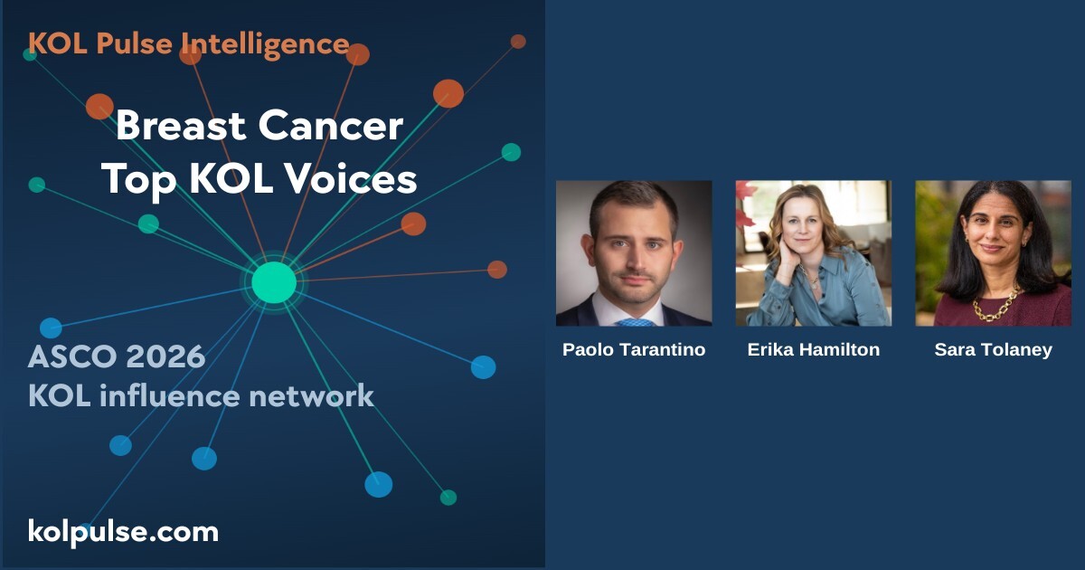 ASCO 2026 Breast Cancer KOL influence network