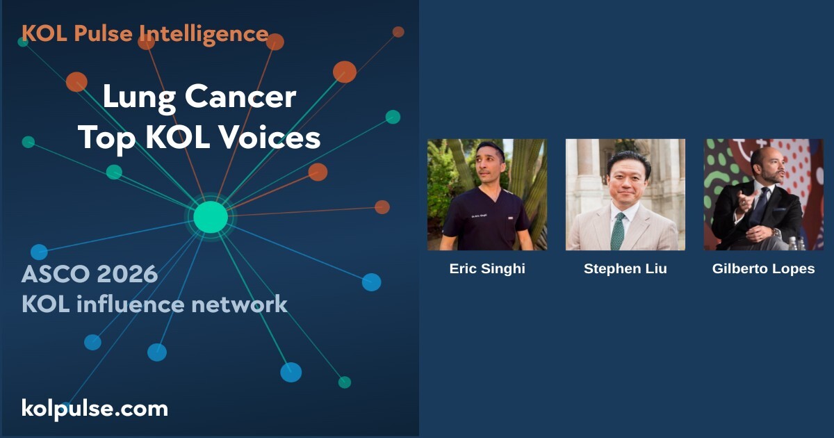 ASCO 2026 Lung Cancer KOL influence network