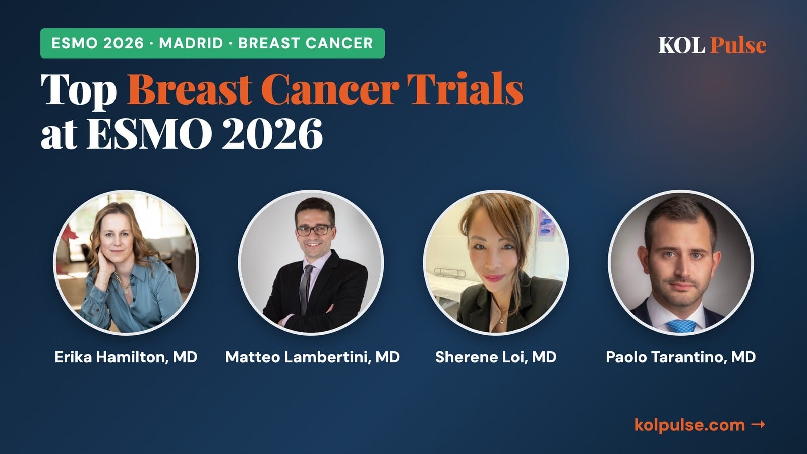 ESMO 2026: Top Breast Cancer Trials and KOL Voices